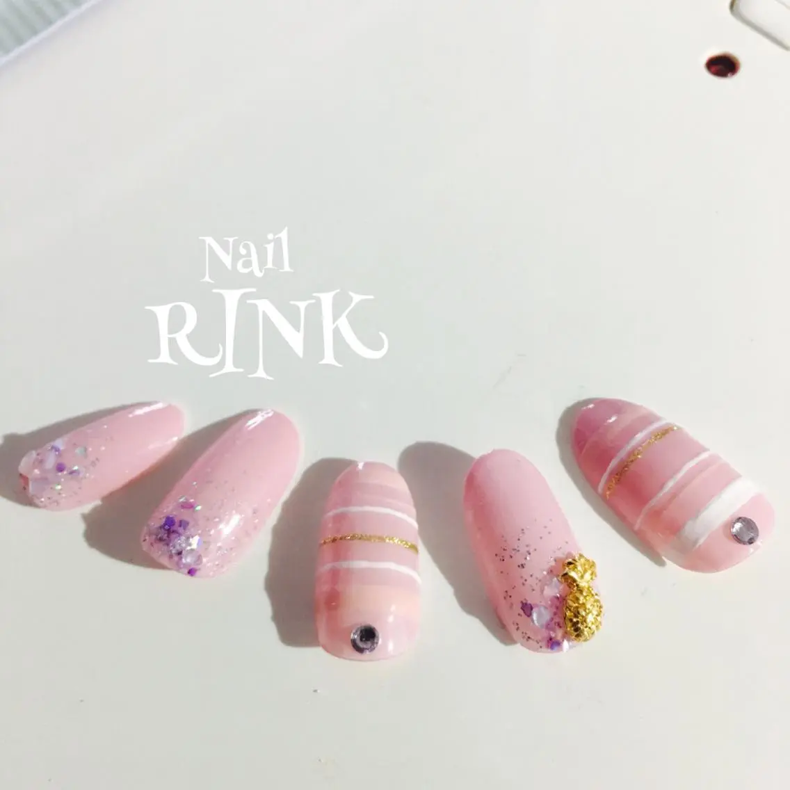 ネイル ボーダー Nail RINK (ネイルリンク)のネイルデザイン