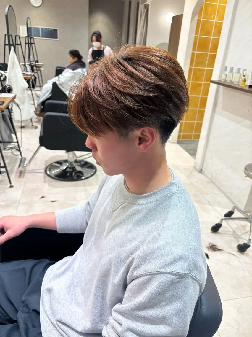 メンズ センターパート 大橋 彩香のヘアスタイル