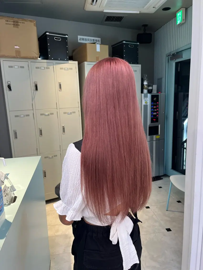ロング カラー ヘアカラー トリートメント ブリーチカラー 🩵MIZUKIのヘアスタイル