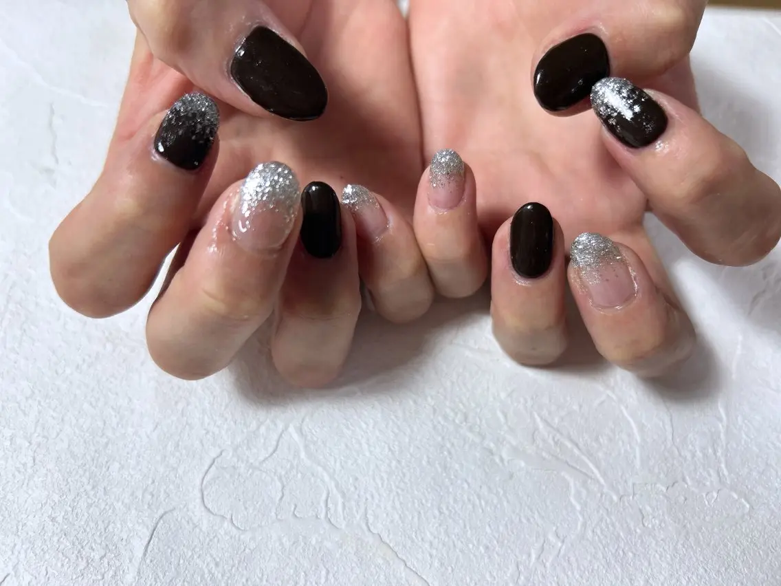 ネイル オーロラネイル フットネイル フレンチネイル ジェルネイル 韓国ネイル ハンドネイル mogunail &blowのネイルデザイン