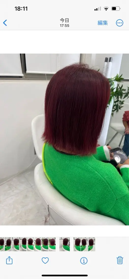 ショート カラー ボブ 外ハネヘア ヘアカラー 山森 大地のヘアスタイル