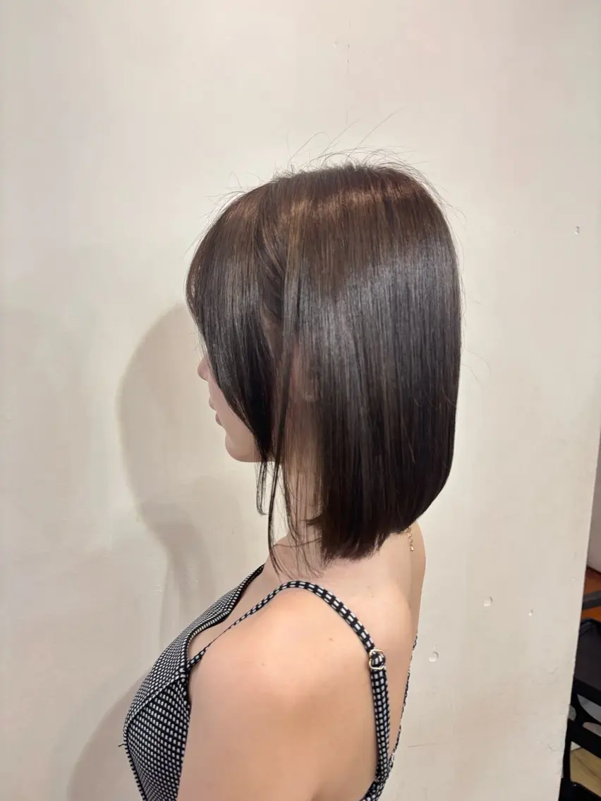 セミロング カラー ヘアカラー トリートメント SHO 👻原宿 /艶カラーのヘアスタイル