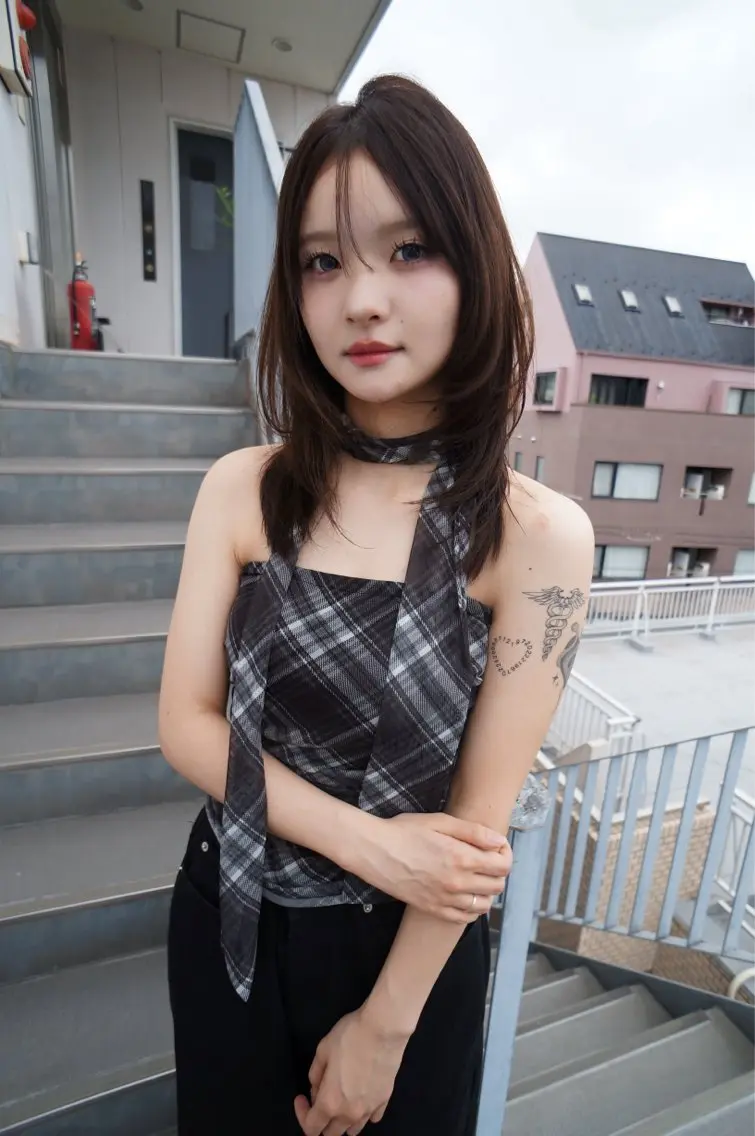 【ダメージ気になる方⭐️】韓国風レイヤーカット＋透明感カラー＋補修TRの写真