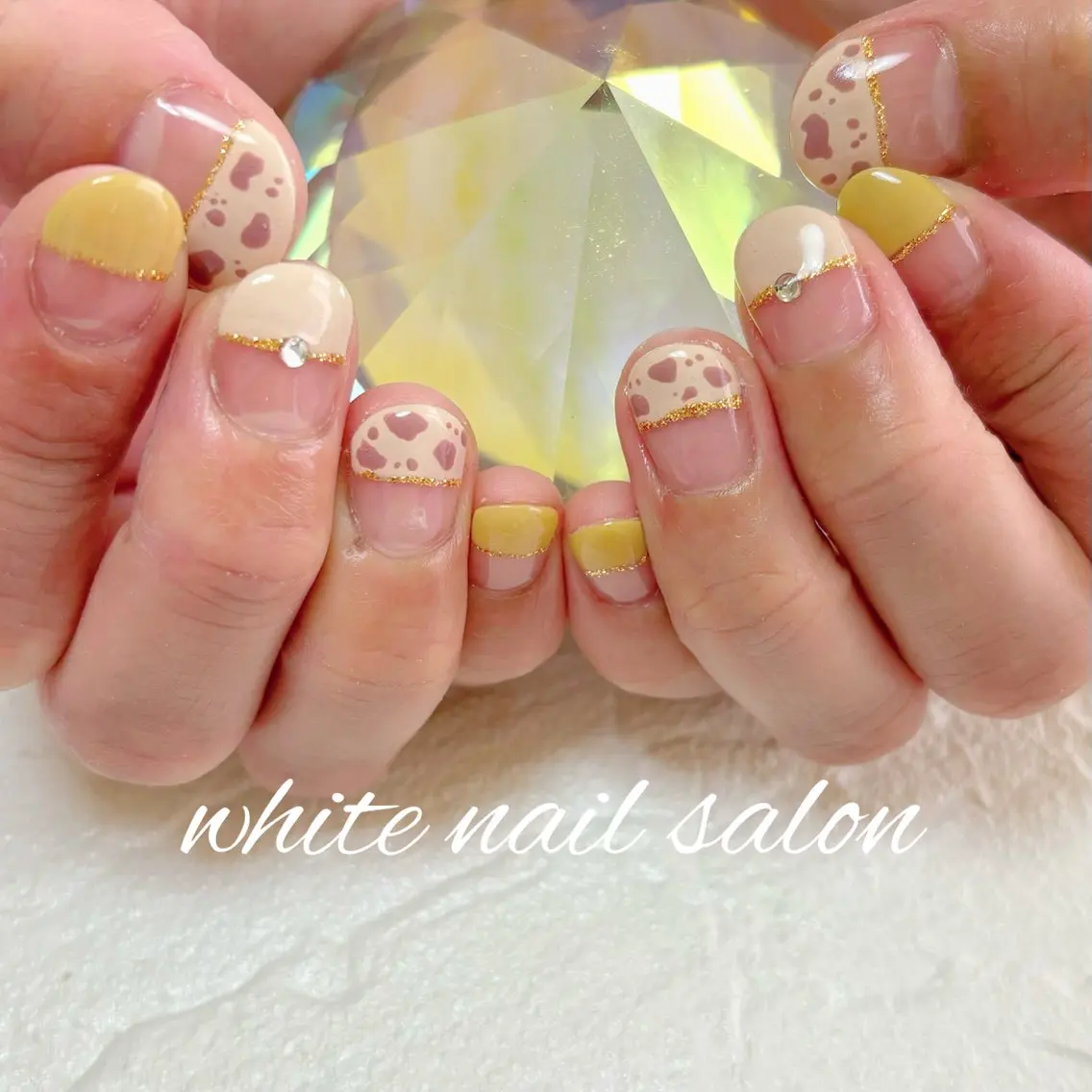 ネイル ホワイト ハンドネイル white nail salonのネイルデザイン