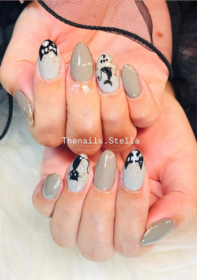 ネイル ハロウィン ハンドネイル TheNails Stellaのネイルデザイン