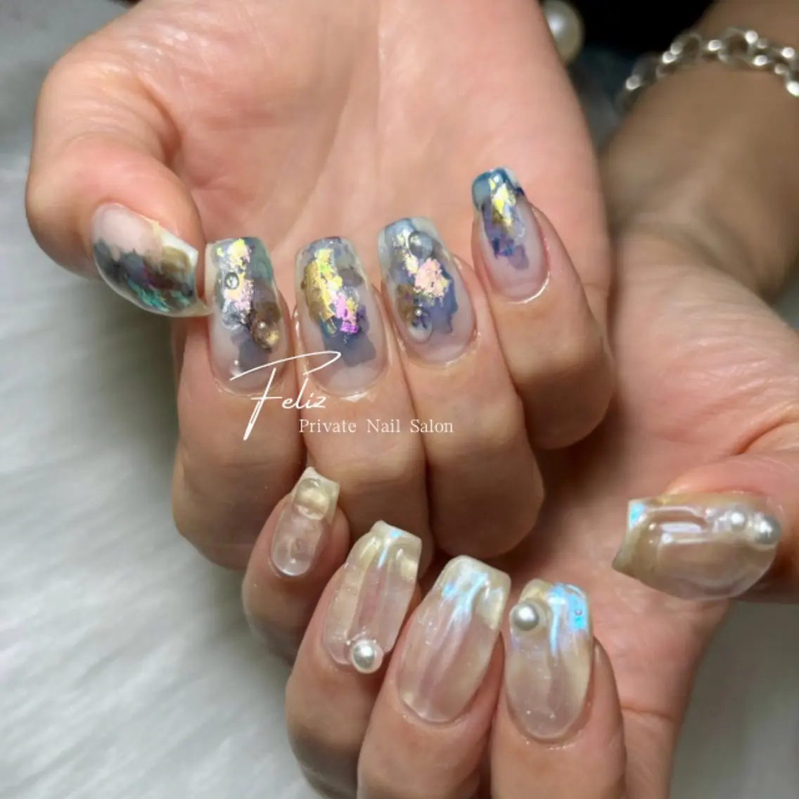 ネイル ハンドネイル フットネイル ハンドケア Feliz yuukaのネイルデザイン