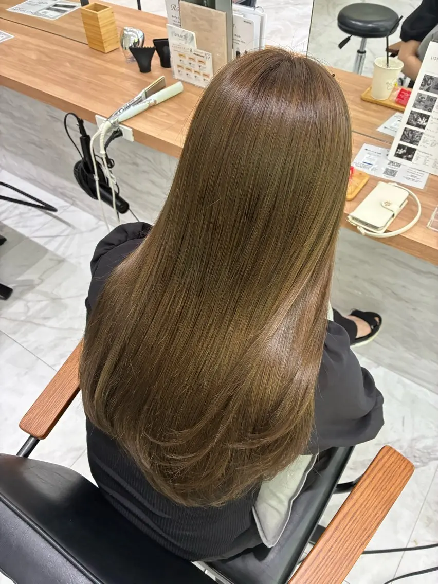 ロング ヘアカラー トリートメント カラーリスト カラー特化/ゆづきのヘアスタイル