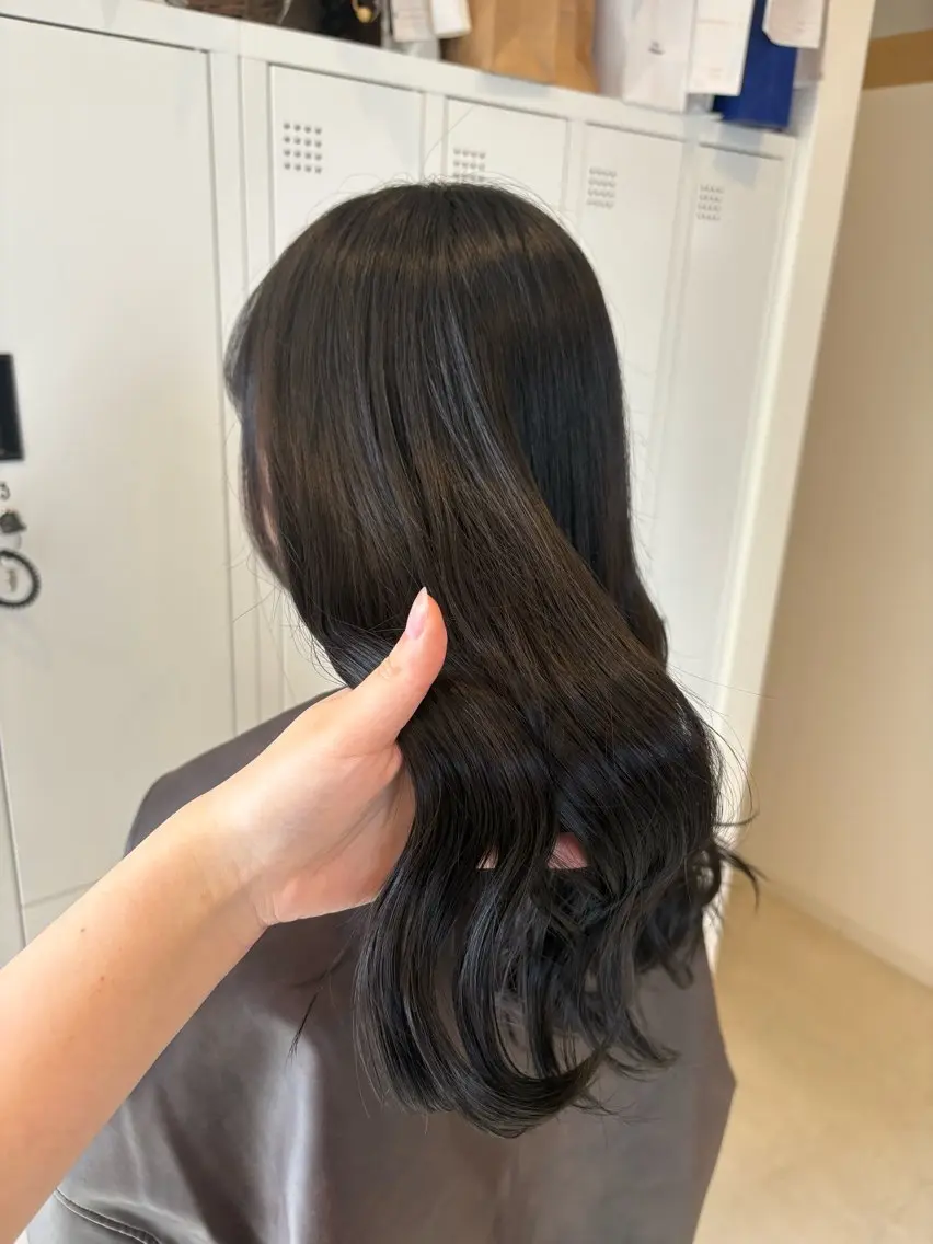 【🩵3回目🩵】ブリーチなしワンカラー🧸💕の写真