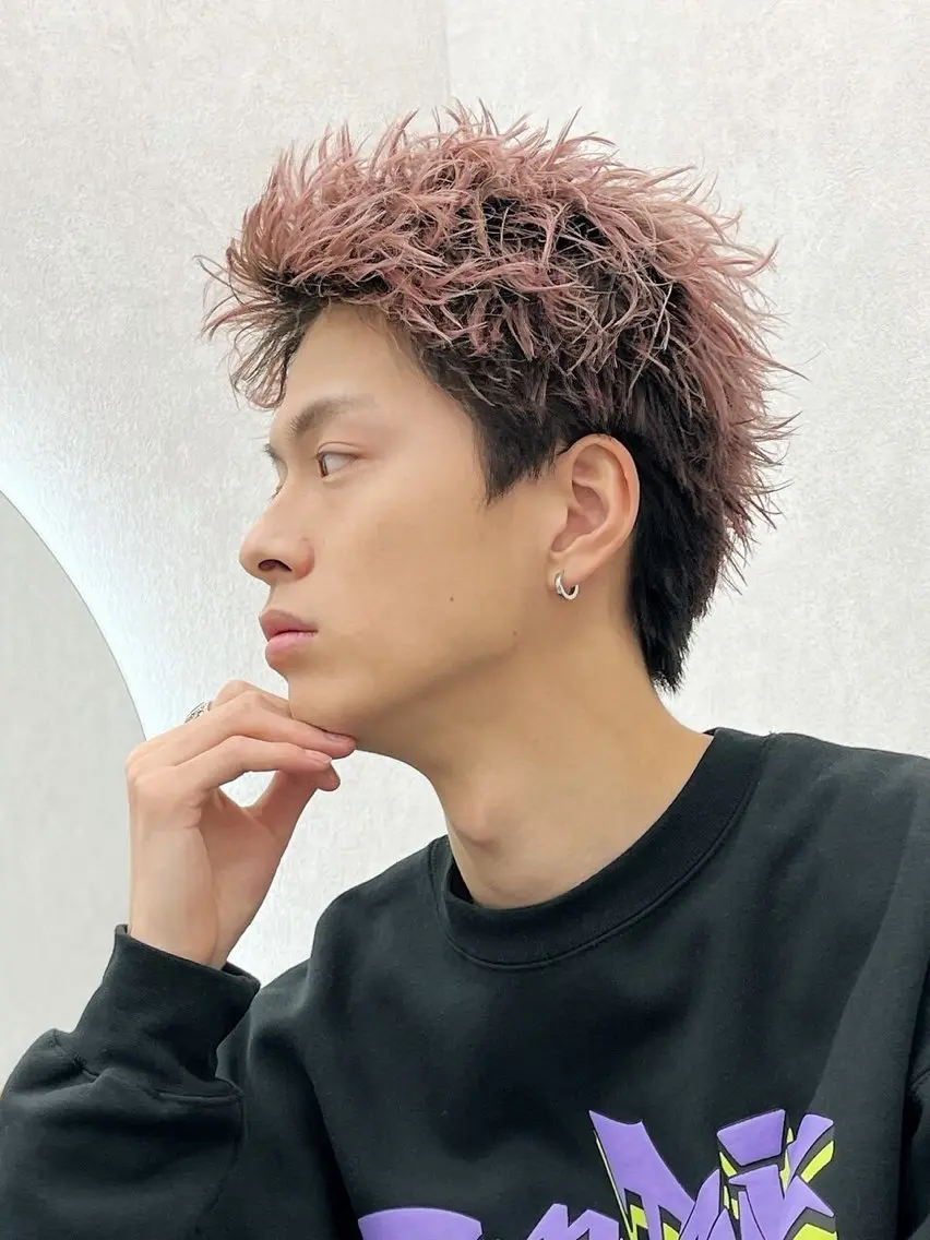ショート メンズ カット 加藤 煌士/ワンカラーのヘアスタイル
