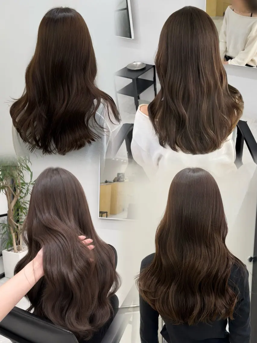 ミディアム カラー カット ヘアカラー トリートメント 髪質改善カラー♡/ 縮毛矯正/珠貴のヘアスタイル
