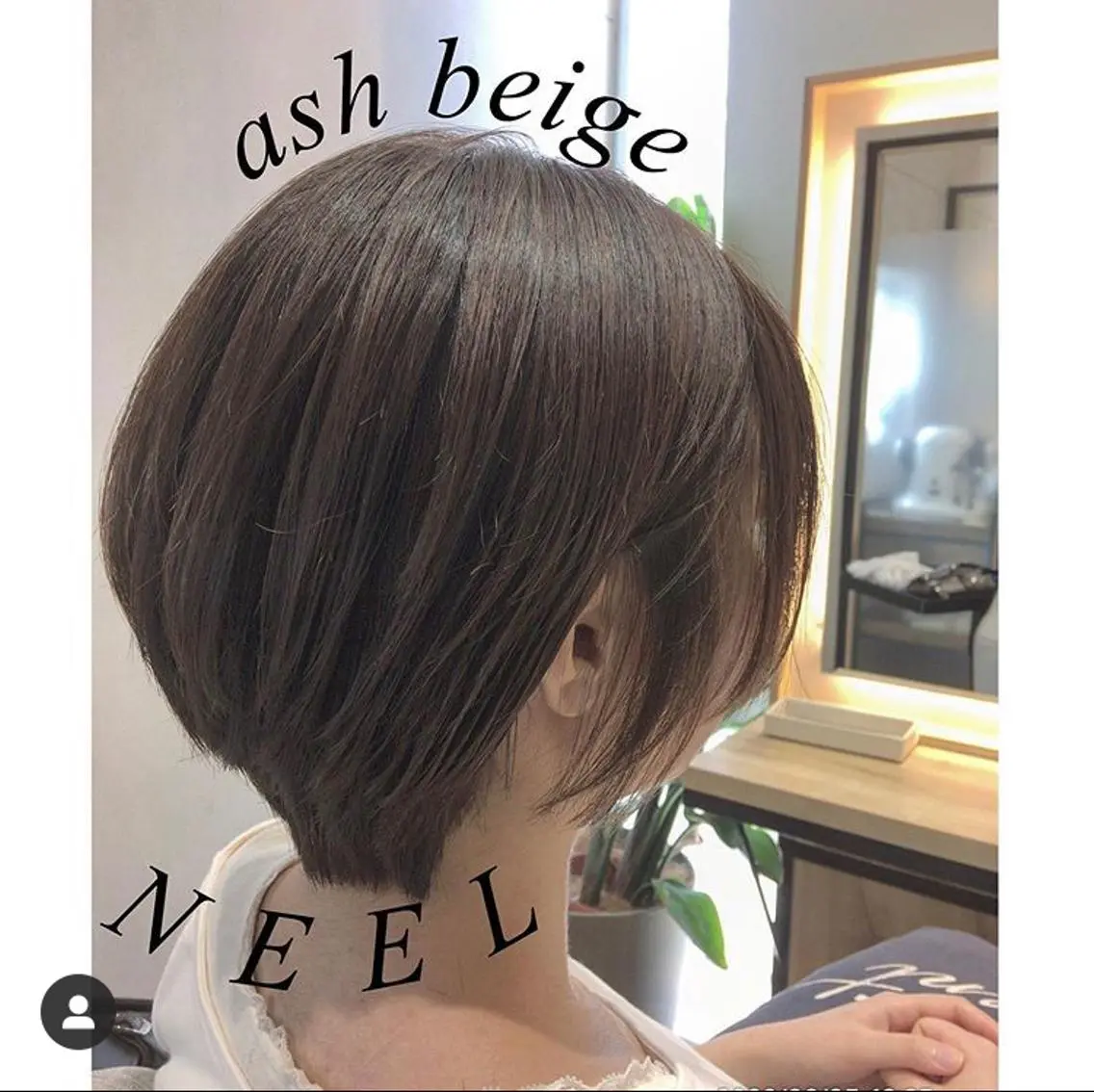 ショート カラー ヘアアレンジ 切りっぱなしボブ ショートボブ 透明感カラー ボブ 外国人風カラー エグチ アキラのヘアスタイル