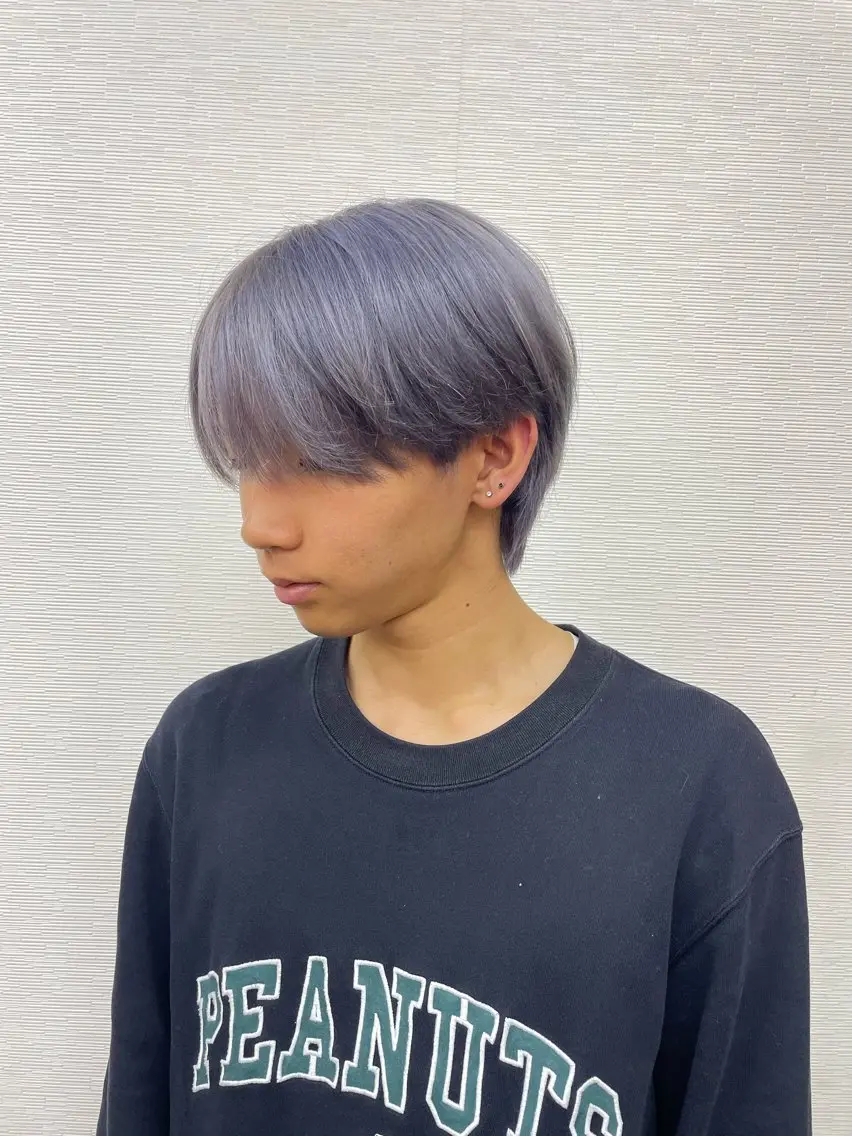 カラー メンズ メンズブリーチ ブリーチ ヘアカラー タヂカ マイのヘアスタイル