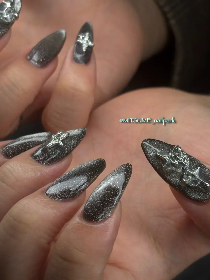 ネイル ロングネイル nailpark_ MITSUMEのネイルデザイン