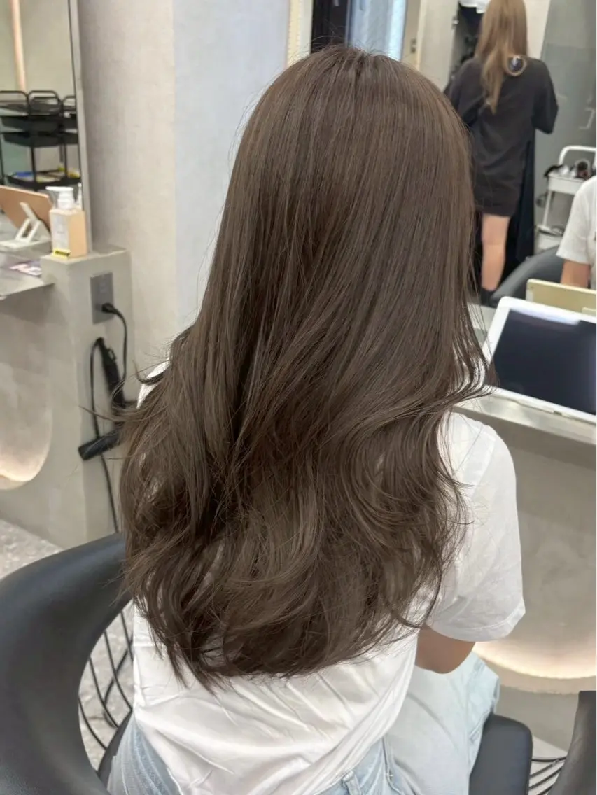 ロング カラー ベージュカラー カット ヘアカラー トリートメント 🌈Hiroki🌈 似合わせヘアのヘアスタイル