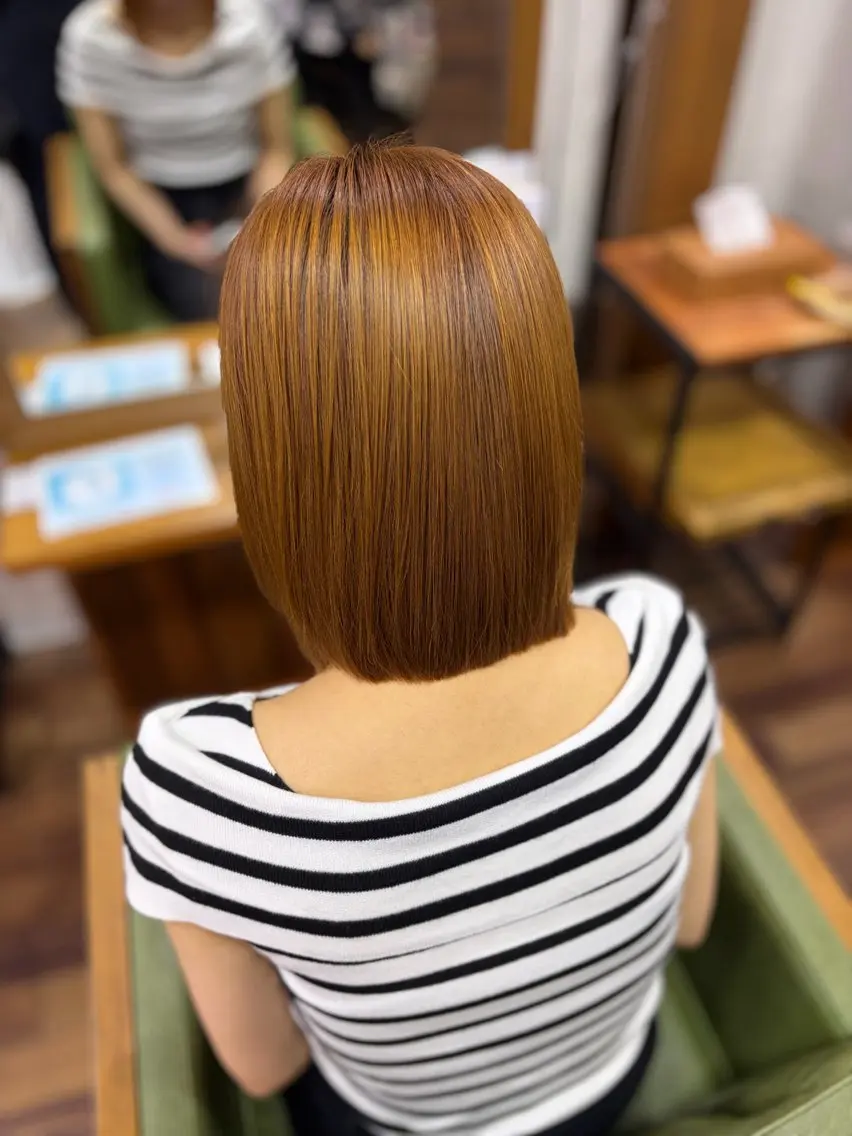 パーマ ストレートパーマ 安田 萌華のヘアスタイル