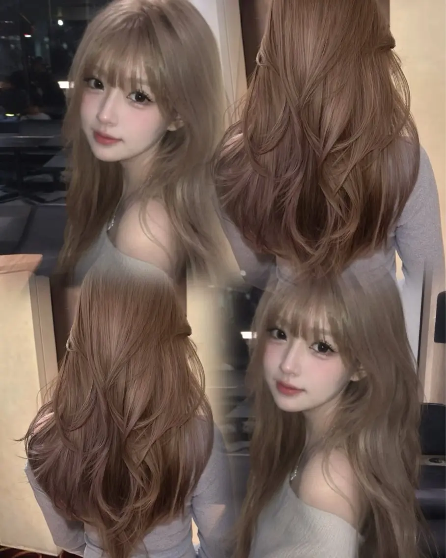 ロング ヘアカラー 🤍MAYUKA🤍 レイヤー/ブラウンのヘアスタイル