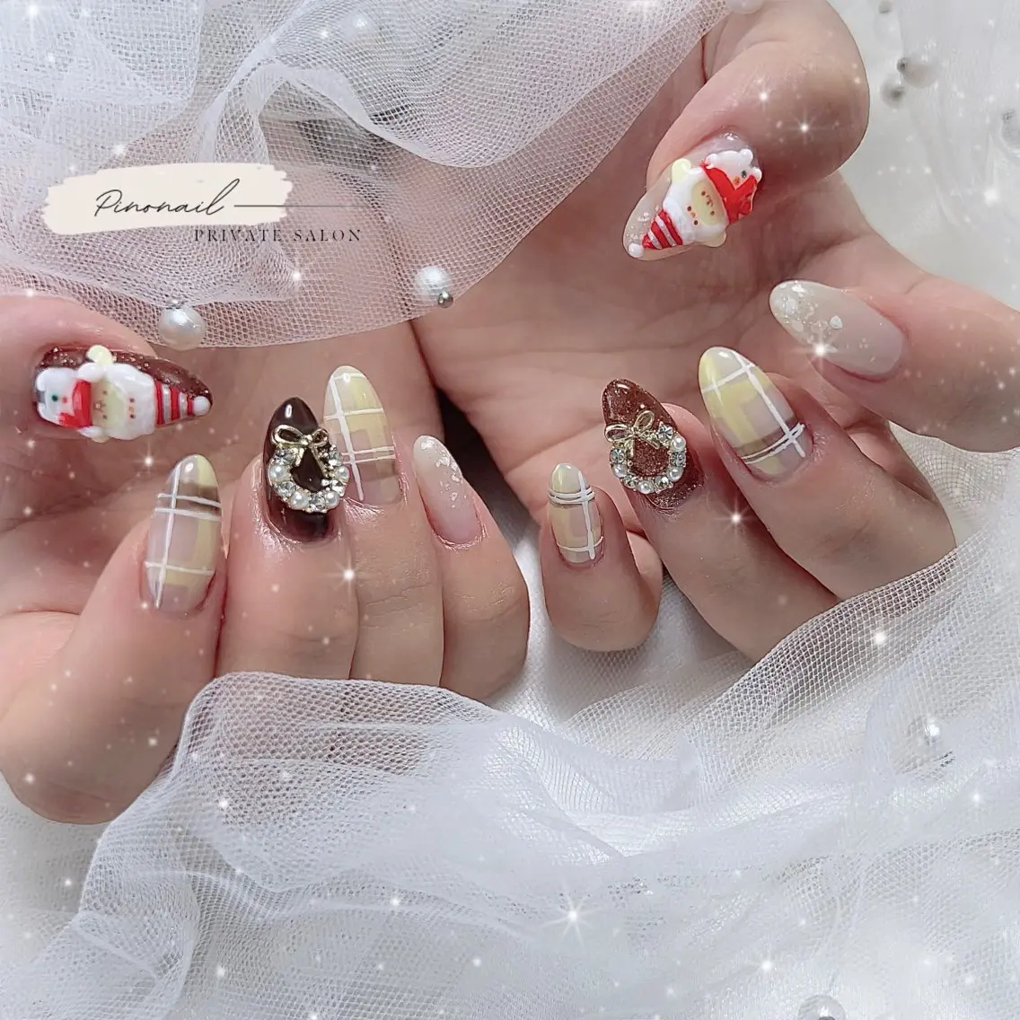 ネイル 持ち込み ハンドネイル Pino Nailのネイルデザイン