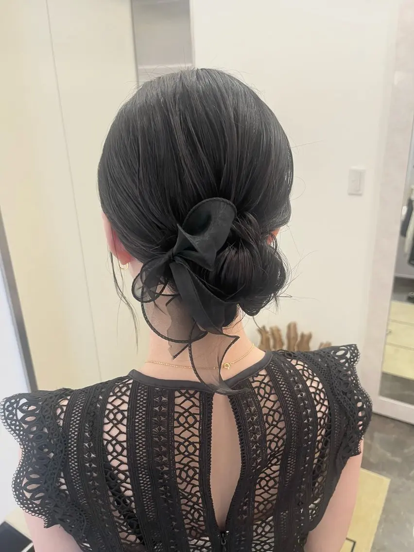 ミディアム ヘアアレンジ 都築 明日香のヘアスタイル