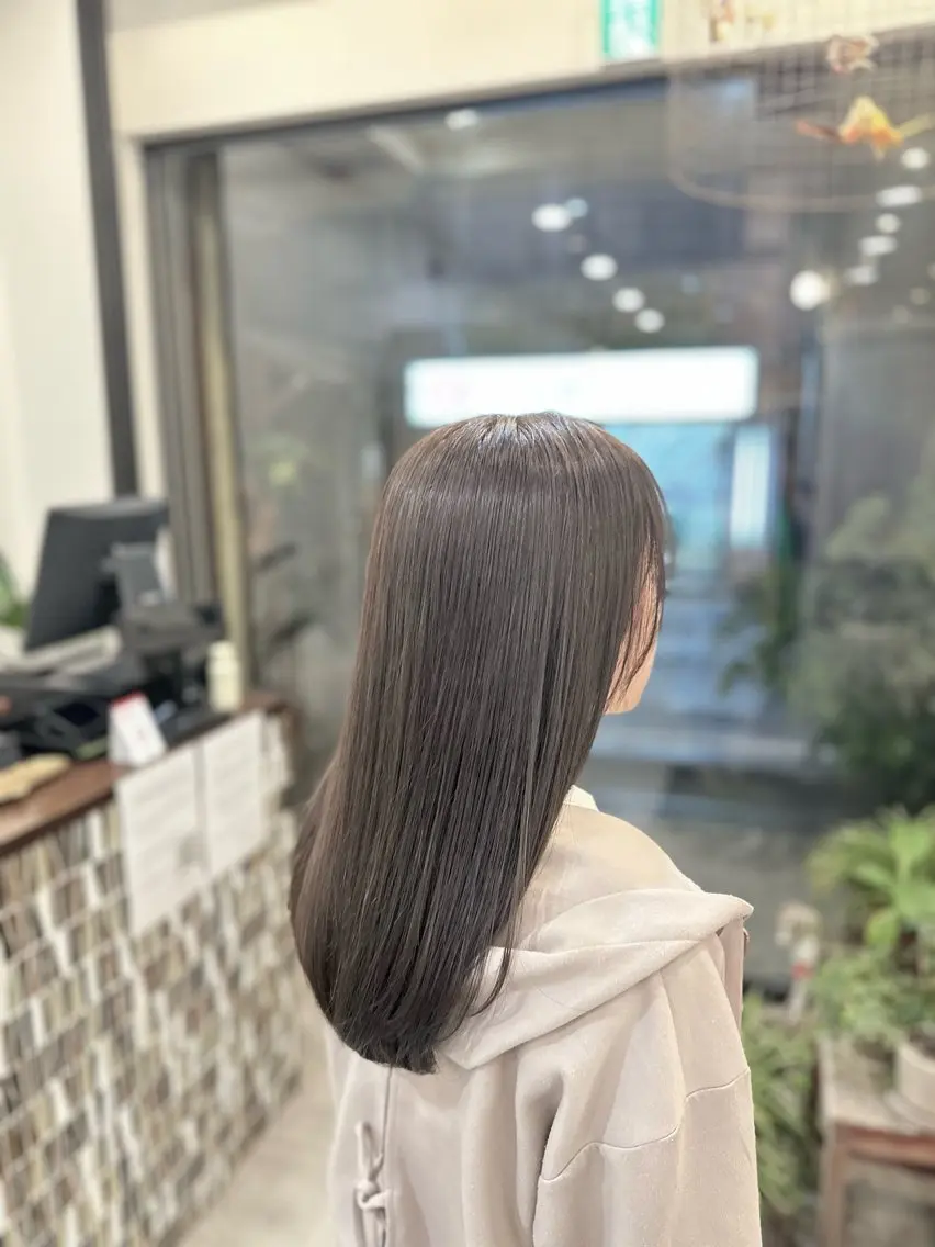 🌿口コミ書いて頂ける方限定🌿ボタン流ダメージレスカラー&4step超音波トリートメント&ダメージ除去トリートメント!の写真