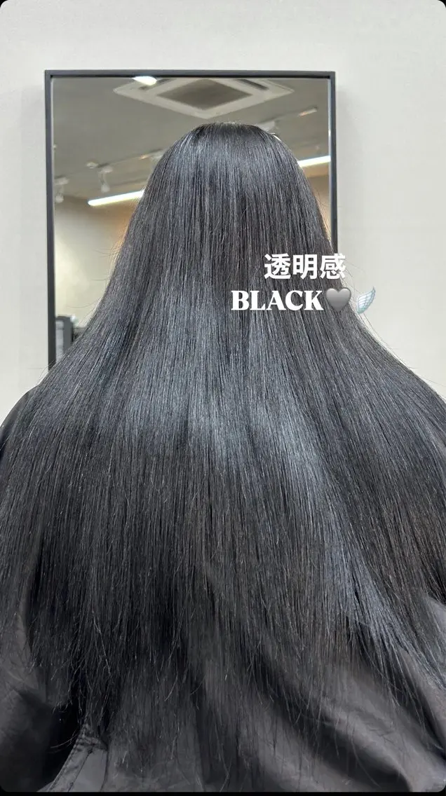 ロング カラー 透明感カラー 髪質改善 ヘアカラー トリートメント moe🎀 透明感カラーのヘアスタイル