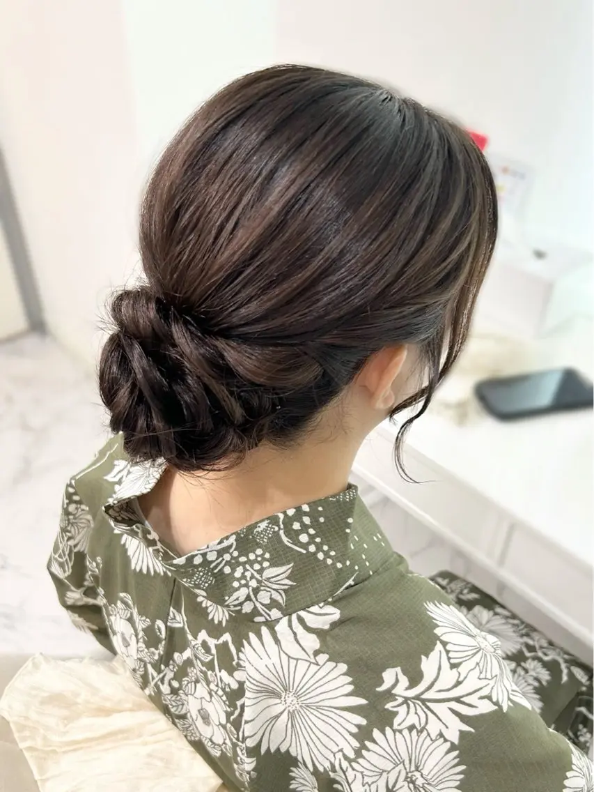 セミロング ヘアアレンジ 着付け ヘアセット専門店 Rのその他イメージ