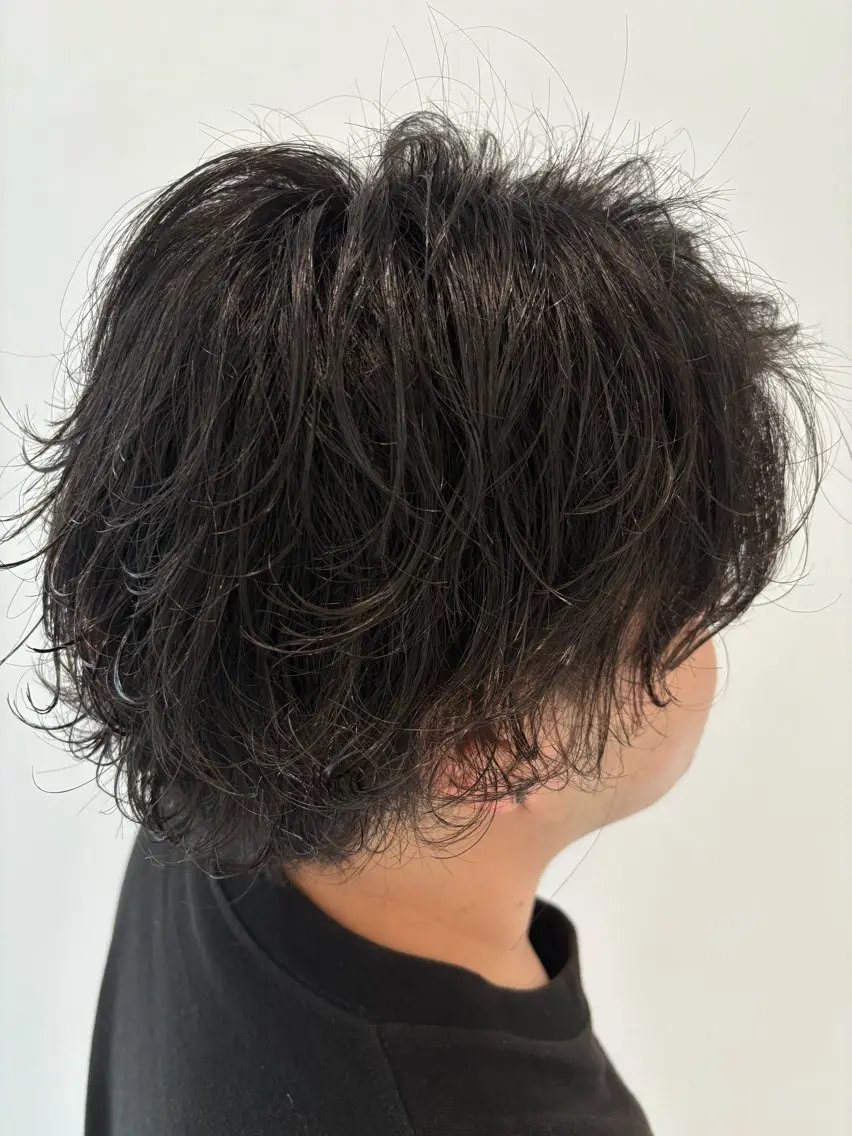 パーマ メンズ moi Blanc/ Aoyagiのヘアスタイル