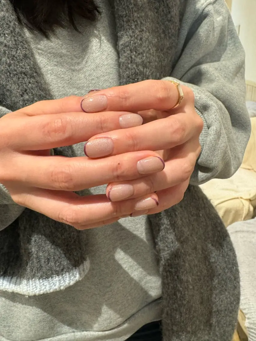 ネイル フレンチネイル マグネットネイル Salon  de EMMA+高橋のマツエク・マツパデザイン