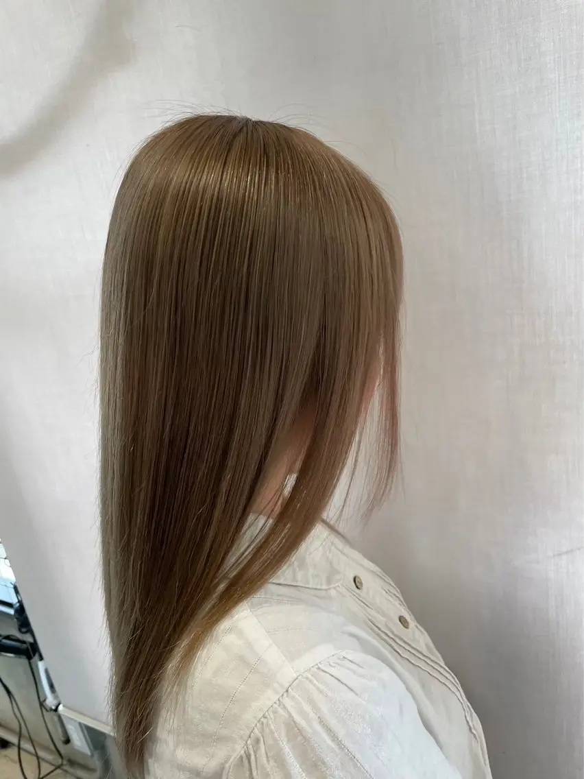セミロング カラー ヘアカラー トリートメント 🌺柔らか透明感 カラー🌊MAMIのヘアスタイル