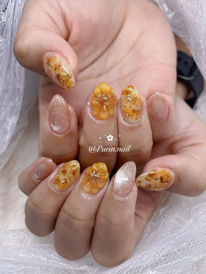 ネイル ハンドネイル Nails by Purin🍮のネイルデザイン