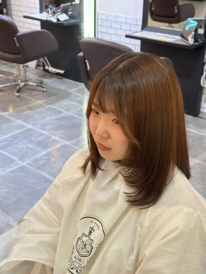 ロング 似合わせひなた🐥 elima調布のヘアスタイル