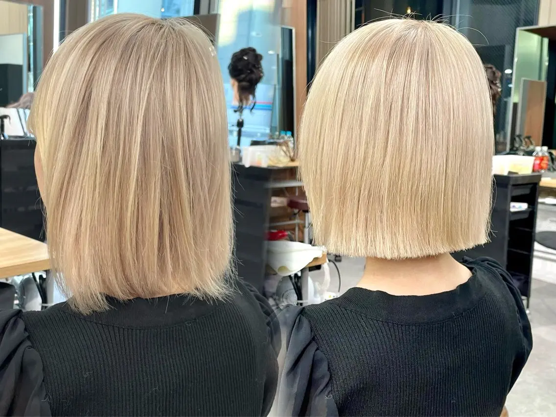 ミディアム カット ヘアカラー トリートメント 縮毛矯正/艶髪🦋 透明感　ゆうとのヘアスタイル