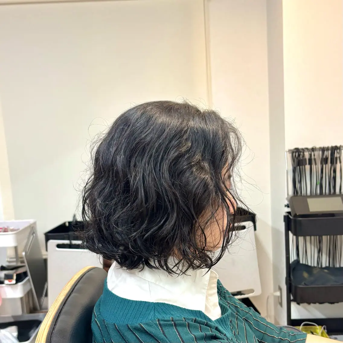 ショート カット パーマ レイヤー/艶々カラー /縮毛矯正/うみ🌟のヘアスタイル