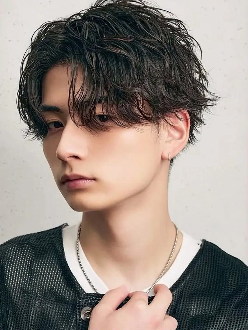 パーマ メンズ 神田 絢飛のヘアスタイル