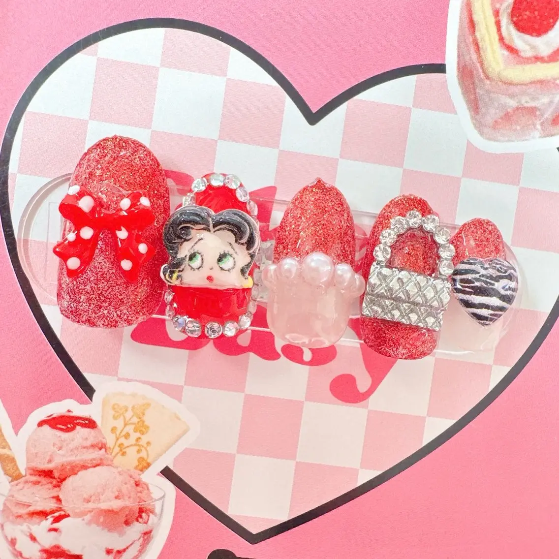 ネイル ハンドネイル MignonReve ♡EIMI🌈のネイルデザイン