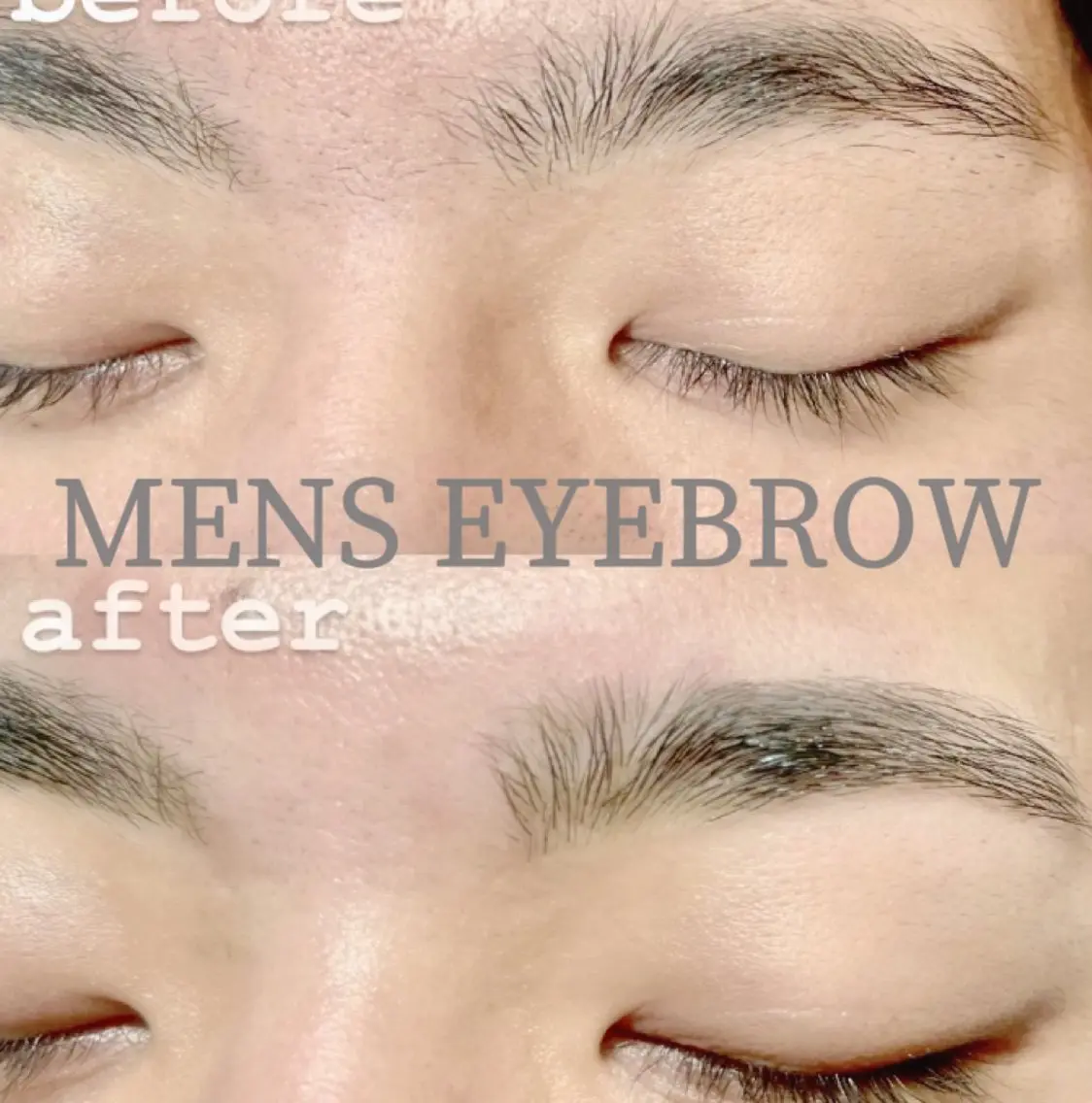 メンズ眉waxの写真