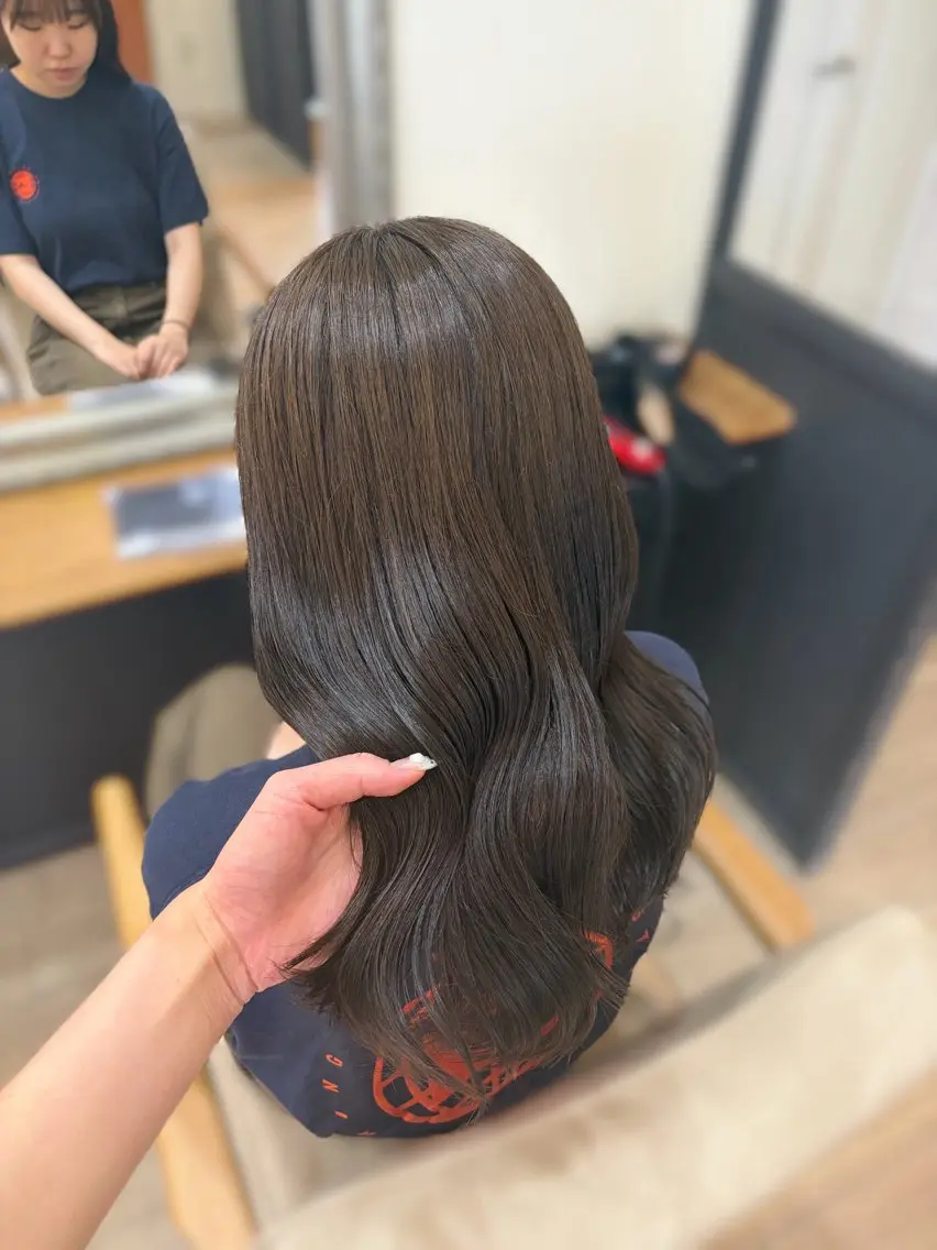 セミロング ヘアカラー トリートメント みゆ/ カラーリスト🎀のヘアスタイル