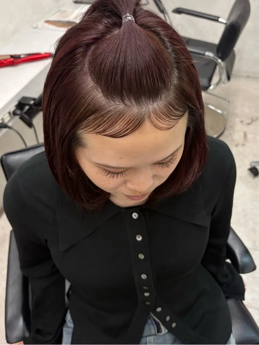 セミロング カット パーマ モテカラー🫧💕 RIOのヘアスタイル