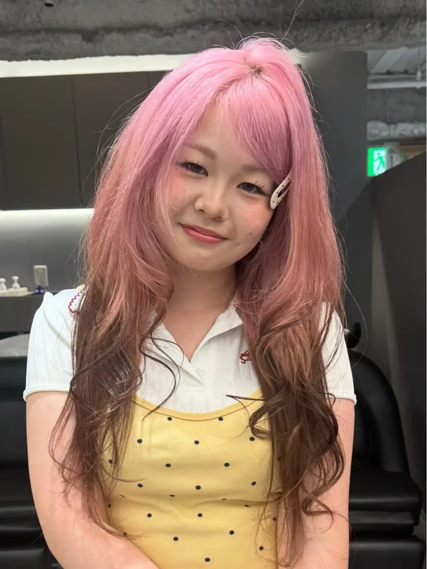 ロング カラー ハイトーン/名古屋 Hinakiのヘアスタイル