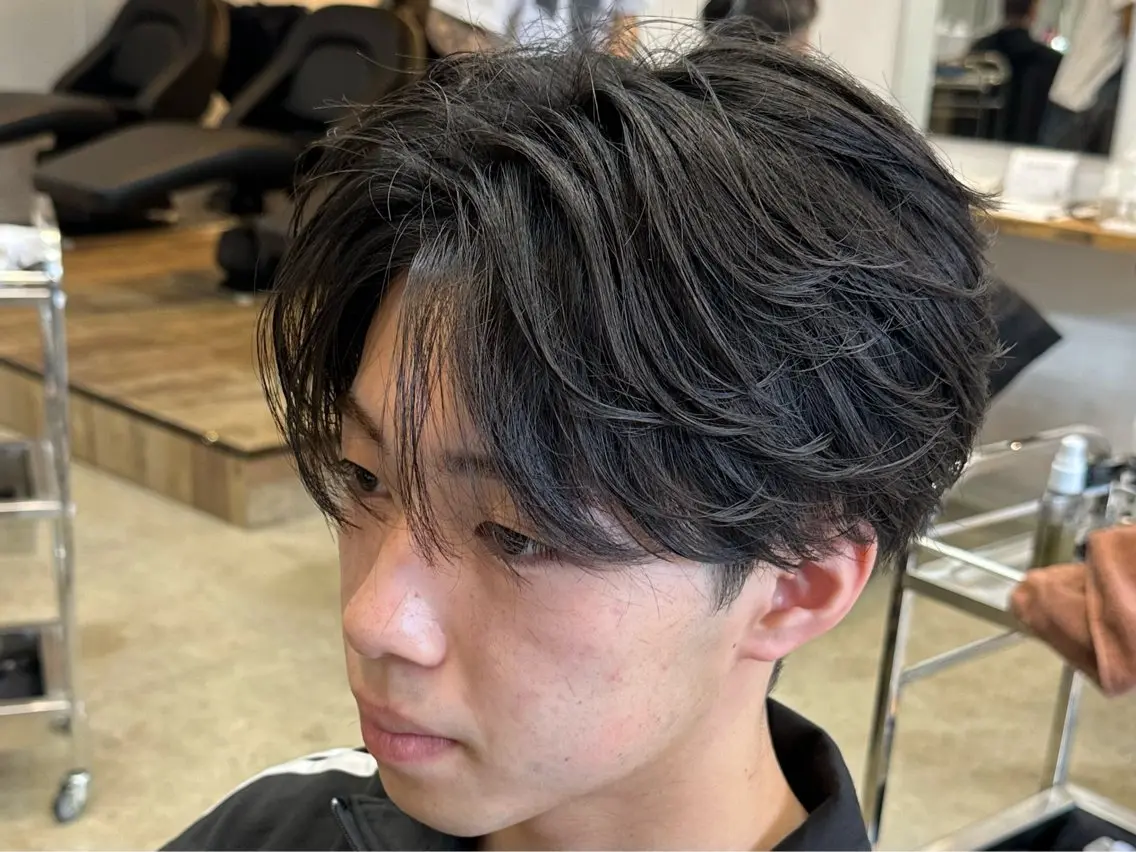 ショート パーマ メンズ 倉持誠也 ショートスタイル特化のヘアスタイル