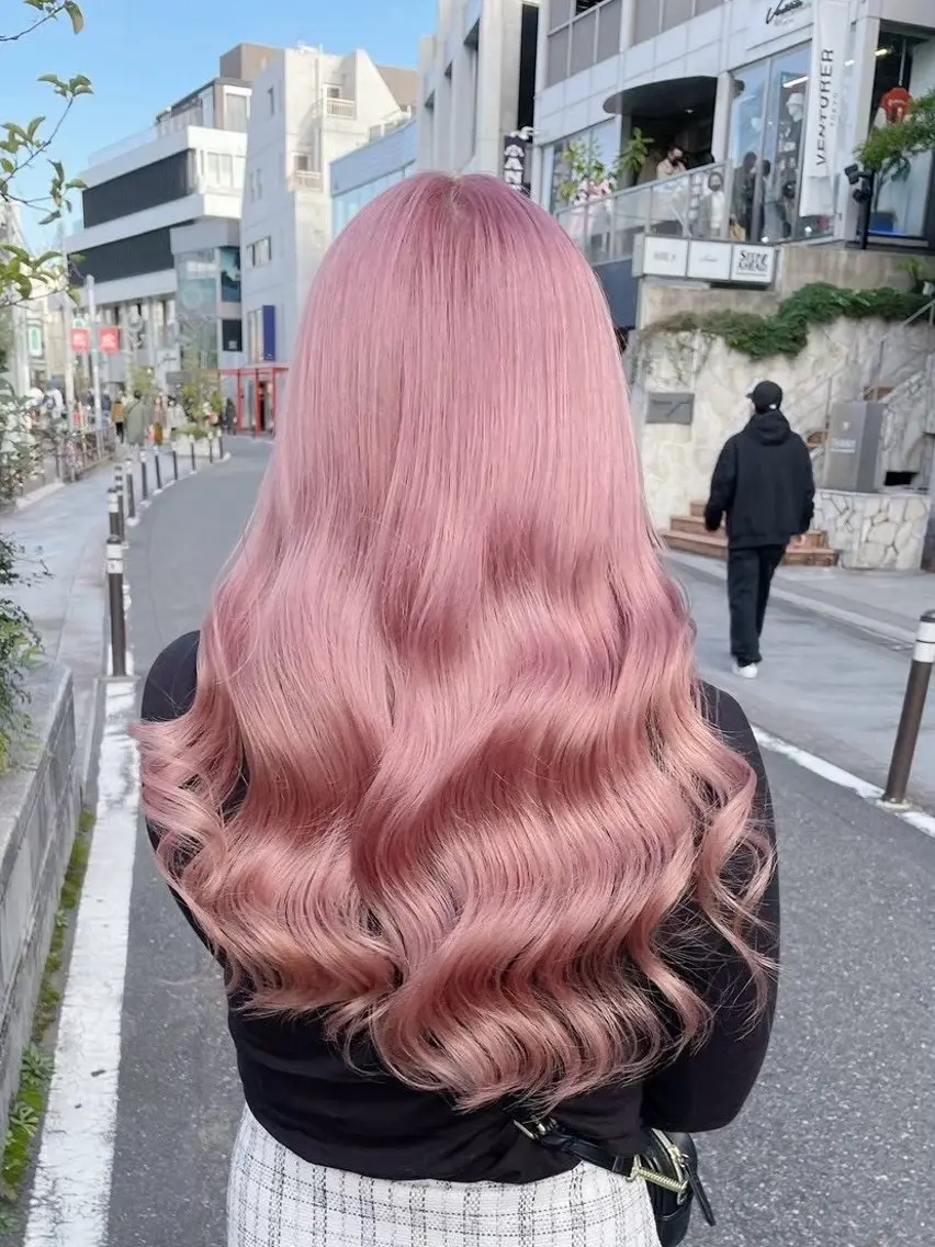 カラー ピンク/ミルクティ/ アレンジ/みはね🎀のヘアスタイル