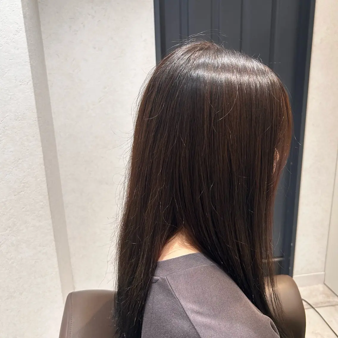 ミディアム カラー ブラウンカラー ヘアカラー 保坂 駿太郎のヘアスタイル