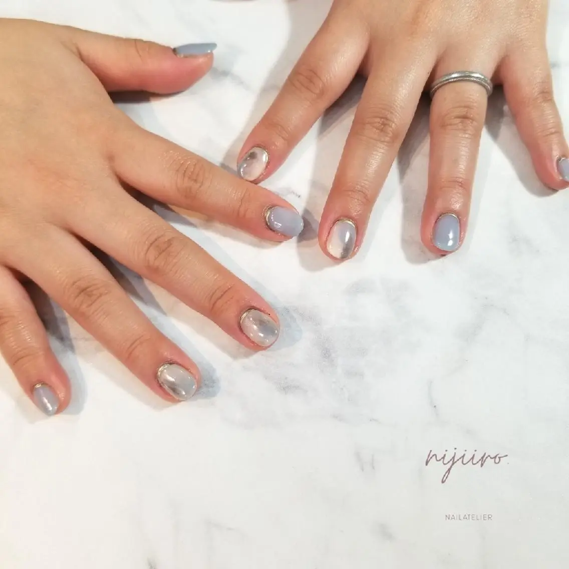 ネイル ハンドネイル nijiiro🌈 サトウのネイルデザイン