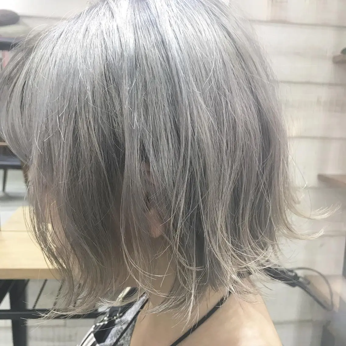 ショート カラー バレイヤージュ ブリーチ デザインカラー ハイライトカラー ハイライト 【渋谷で人気】艶髪× 髪質改善/ツヤカラーのヘアスタイル