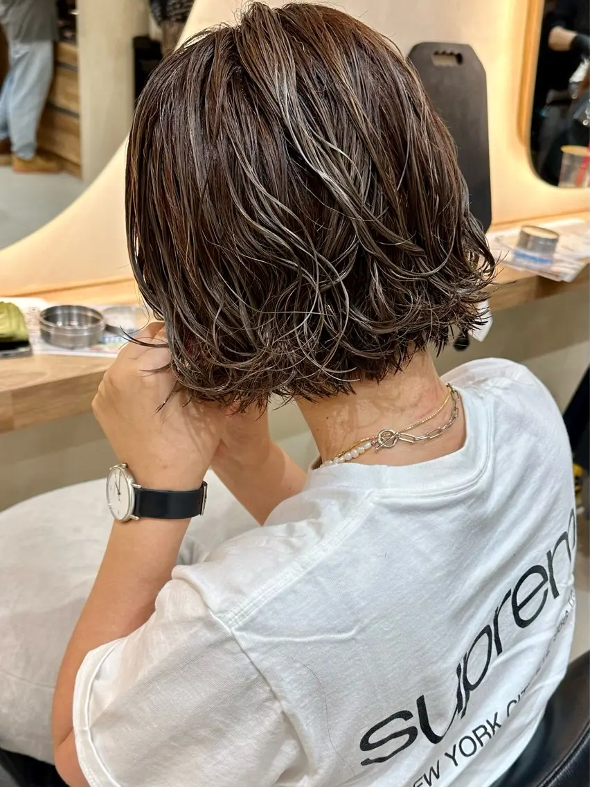 パーマ 【ハイトーン特化】 Hugのヘアスタイル