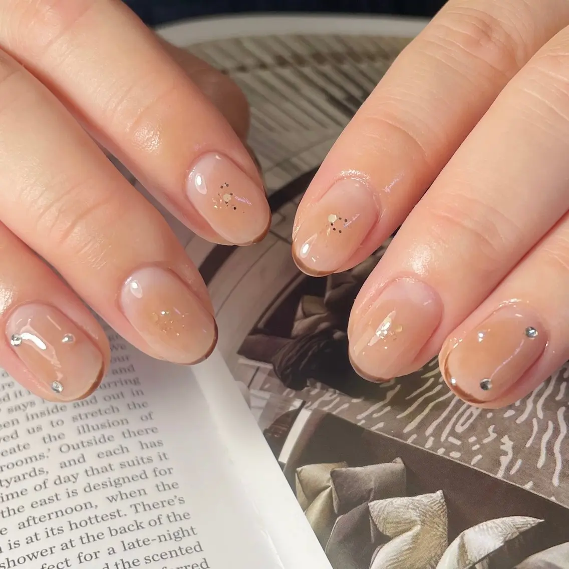 ネイル チークネイル Lofinails ちひろのネイルデザイン