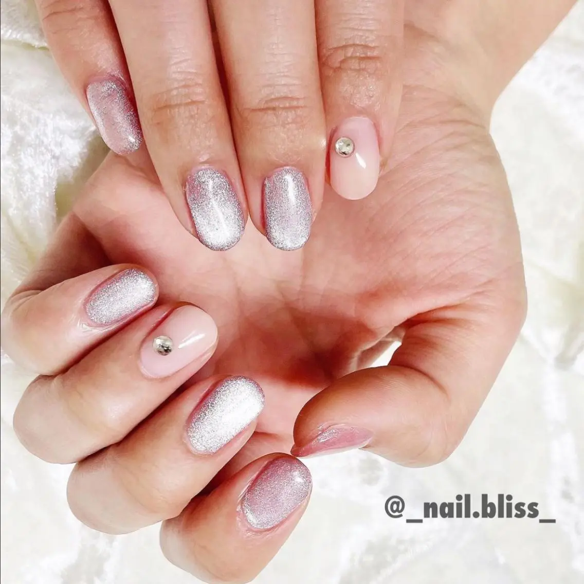 ネイル マグネットネイル ハンドネイル NAIL BLISSのネイルデザイン