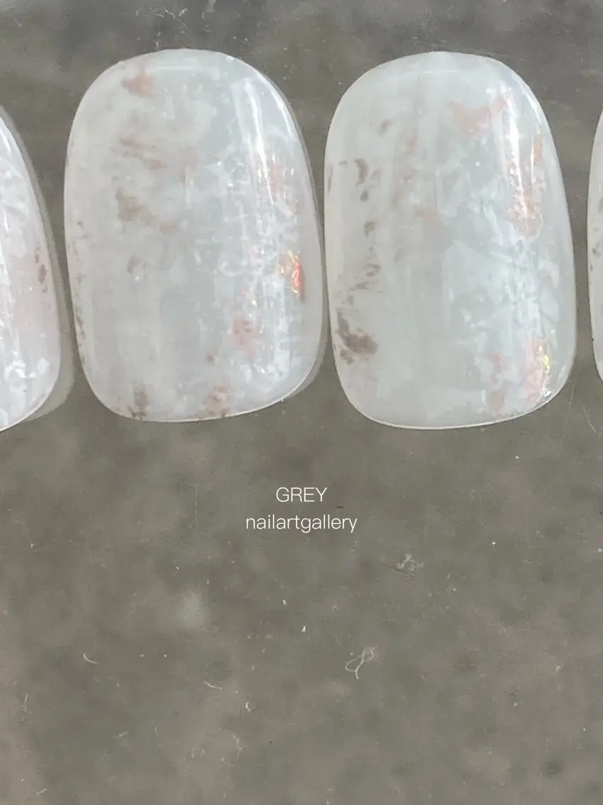ネイル アートネイル 【GREY】 TAIRAのネイルデザイン