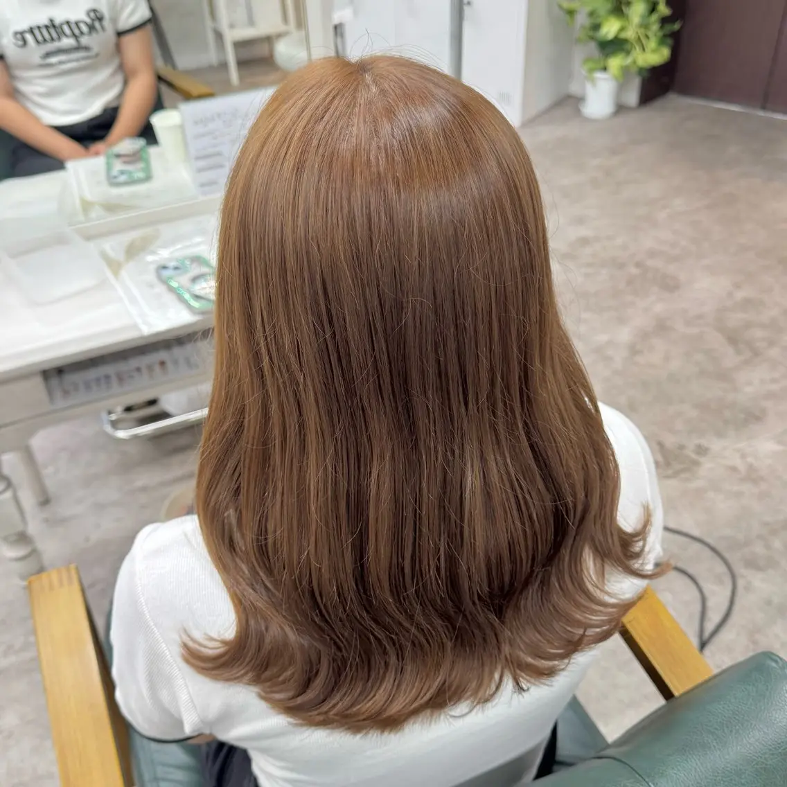 セミロング カラー JUNSHIN🦋 ヘアセット／カラーのヘアスタイル