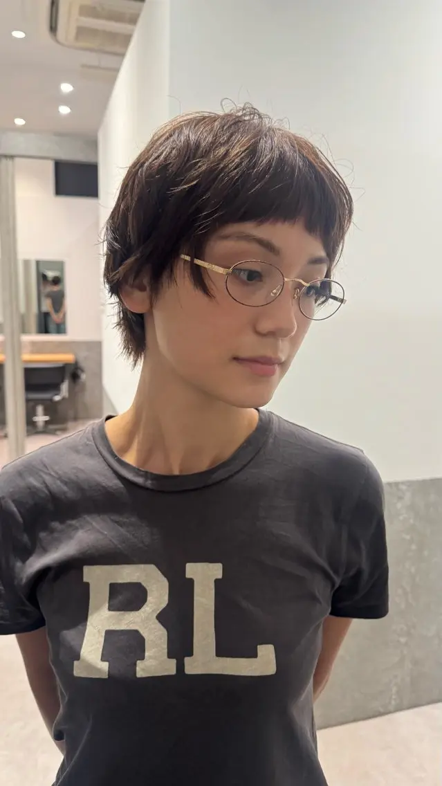 ショート ショートヘア カット トリートメント センスをお届けします 大谷将生infpのヘアスタイル