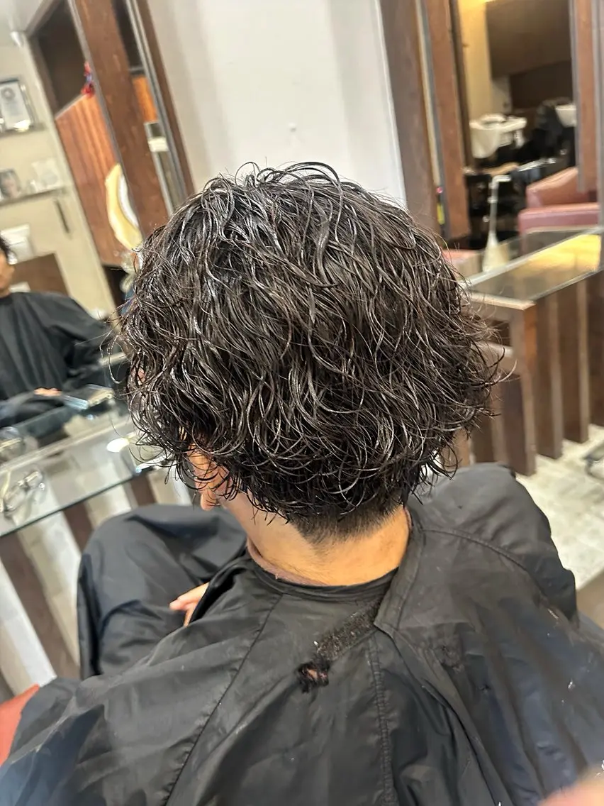 ショート カラー パーマ メンズ キッズ 【横浜メンズ特化】 💥りょうま💥のヘアスタイル